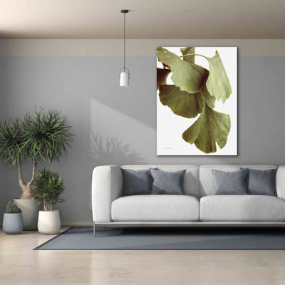 «Ginko Color on White» par Debra Van Swearingen, art mural sur toile