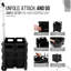 Rebrilliant Bautz Foldable Shopping Trolley 25Kg Boot Cart with Wheels Large Shopping Boot Cart Box