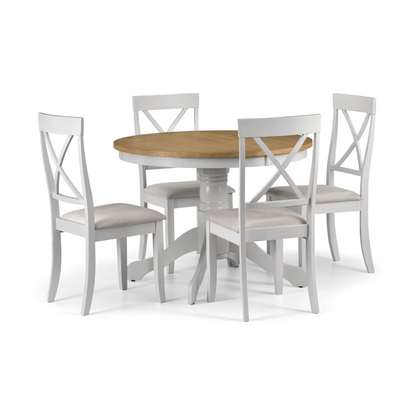Conklin 4 - Person Solid Oak Dining Set