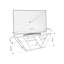 Kirstin 110 Cm TV Stand for TVs up to 48" | Modern Entertainment Unit with V-Shaped Legs-30895992