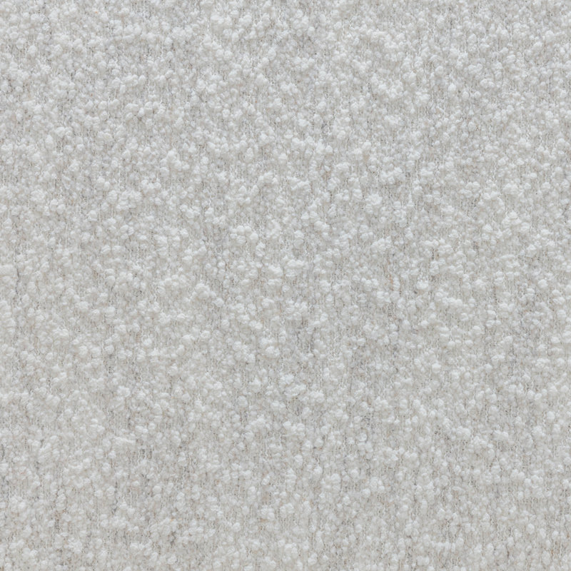 Couvercle de 123 po Canapé modulaire avec accoudoirs arrondis, Orienté à gauche (vu de face), Polyester blanc