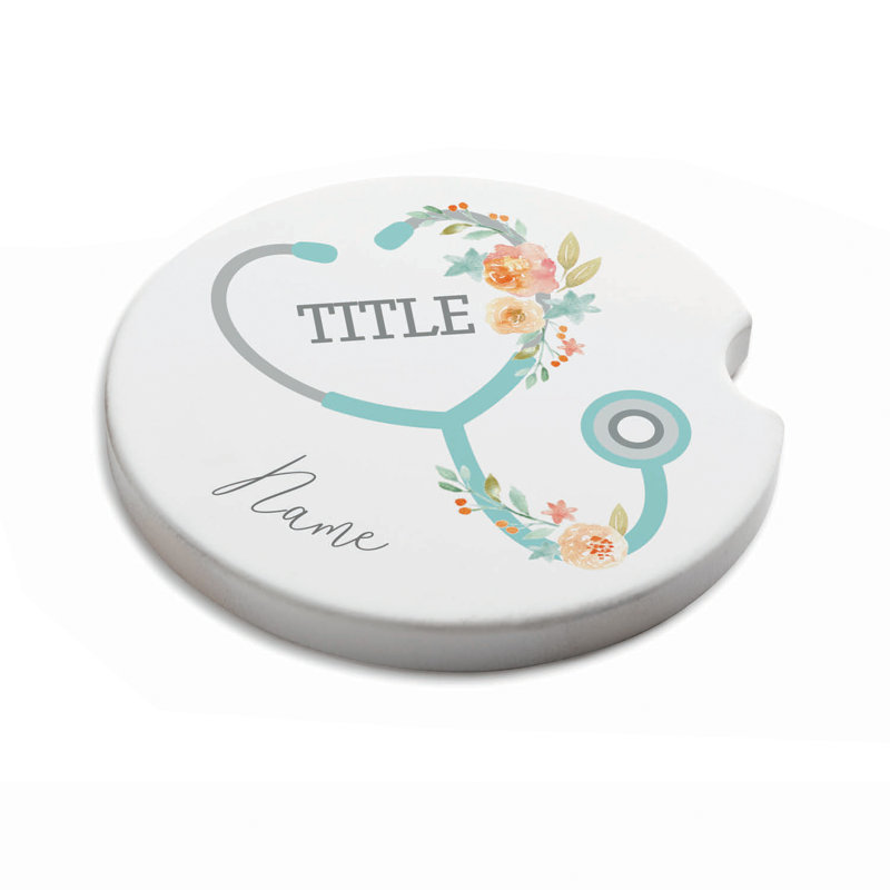 Sous-verres floraux de voiture stéthoscope, Oui