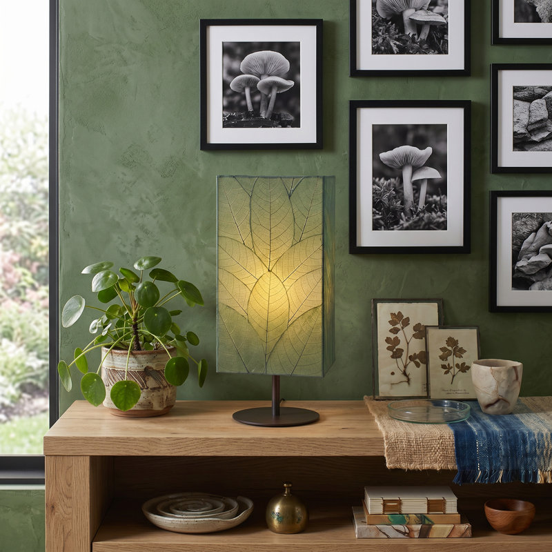 Lampe de table en métal, Vert