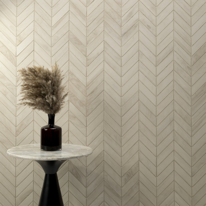 Gardenpark 12 in. x 15 in. Matte Porcelain Wood Look Floor and Wall Tile, Chiffon Ash