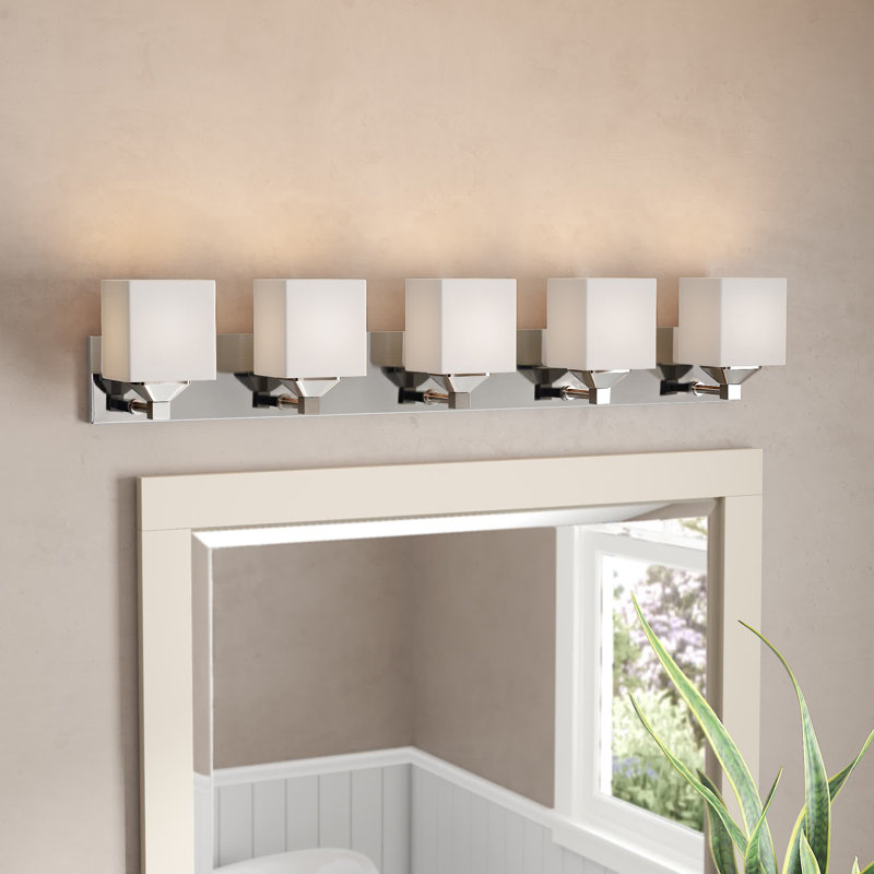 Ginjiro 5 - Light Dimmable Vanity Light, Chrome