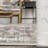 Washable Area Rugs - Large Rugs for Living Room Stain Resistant Carpet Vintage Rugs for Bedroom with Non Slip Backing Home Decor Floor Decoration Mat ( Grey)-239047872