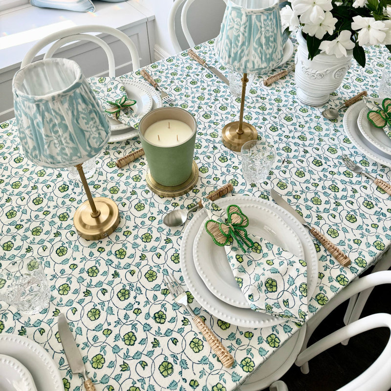 Square Tablecloth - Sea Breeze, 60" Square