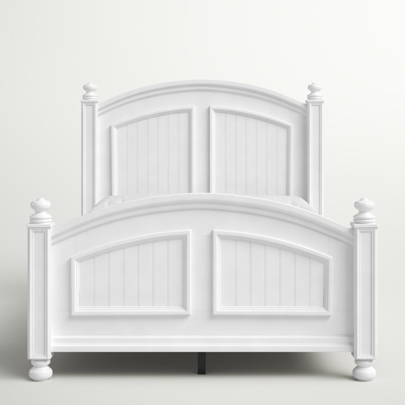 Lit standard avec rangement Patillo, Simple, Blanc