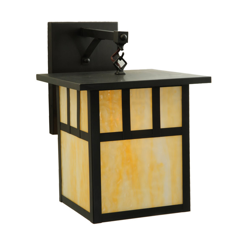 Lanterne murale d’extérieur 1 luminosité, H 16,5 po x l 12 po x P 15,5 po