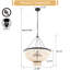 Lustre empire unique à 5 lumières Haner