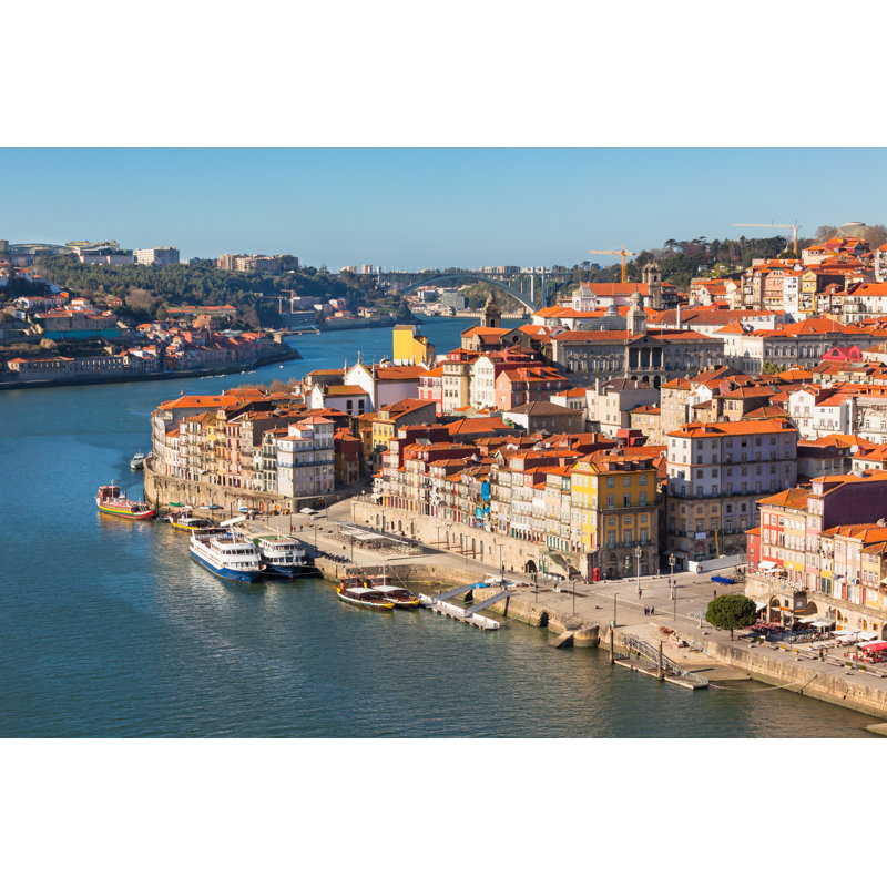 Old Town Porto by Old Town Porto - Wrapped Canvas Print, 51cm H x 76cm W x 3.8cm D