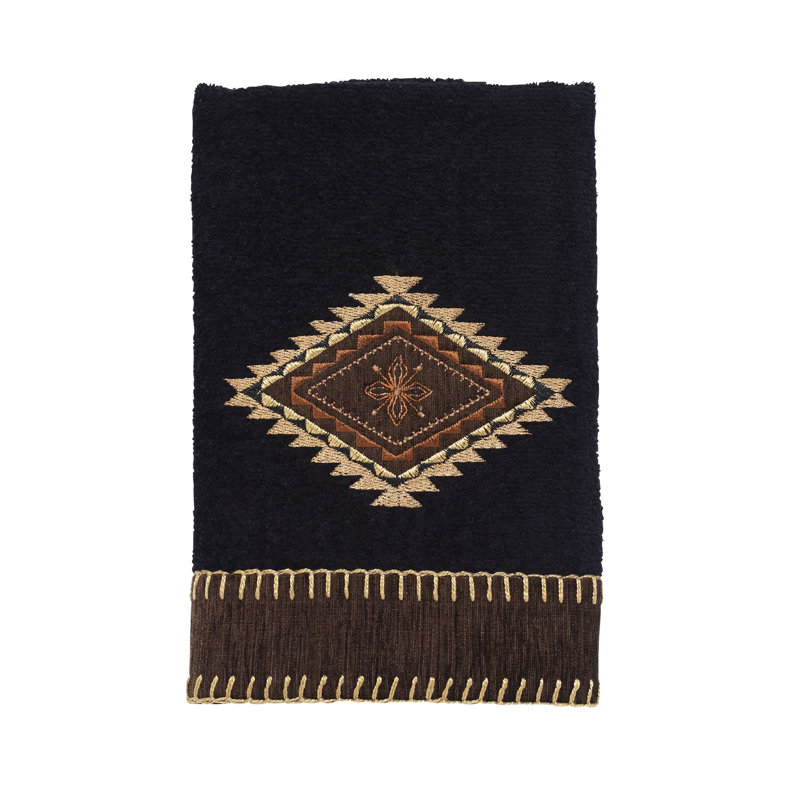 Joise 100% Cotton Towel, 3 Piece Towel Set, Black
