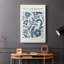 Motif floral rétro vintage III - galerie Cavas-1935722190