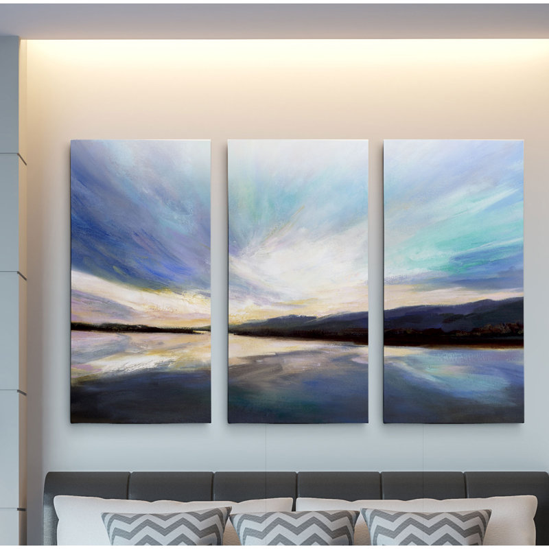 « salt flats i », impression multi-pièces sur toile, H 24 po x l 36 po x P 1,5 po