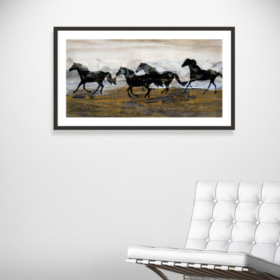 Norridge «Running Wild», reproduction de peinture acrylique encadrée
