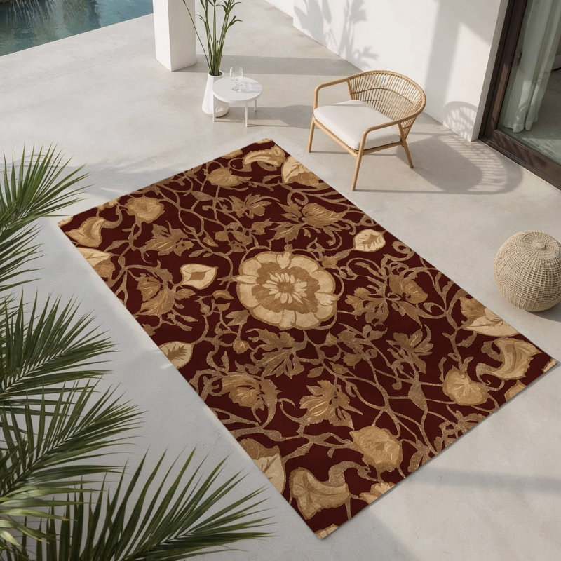 Tapis intérieur et extérieur Ethereal, Rectangulaire 8 pi x 10 pi