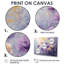 «Delicate Lavender Rose Radiance - Roses», art mural-108917401-108917405-108917482