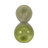 Decorative Glam Glass Hourglass Sculpture for Office Decor - Modern Object Accent for Bedroom Styling, Living Room Tabletop or Home Decoration - Green-969638723-970907095