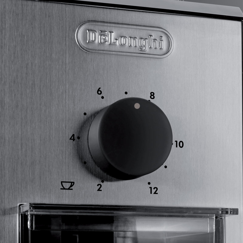De'Longhi Burr 4.2oz Coffee Grinder, Stainless Steel