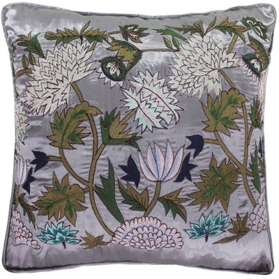 Silk Reversible Throw Pillow