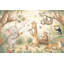 Papier peint nature animaux de la jungle-258674844-258674840