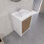 Ensemble de meuble-lavabo simple 23,6 po Eden-173746451