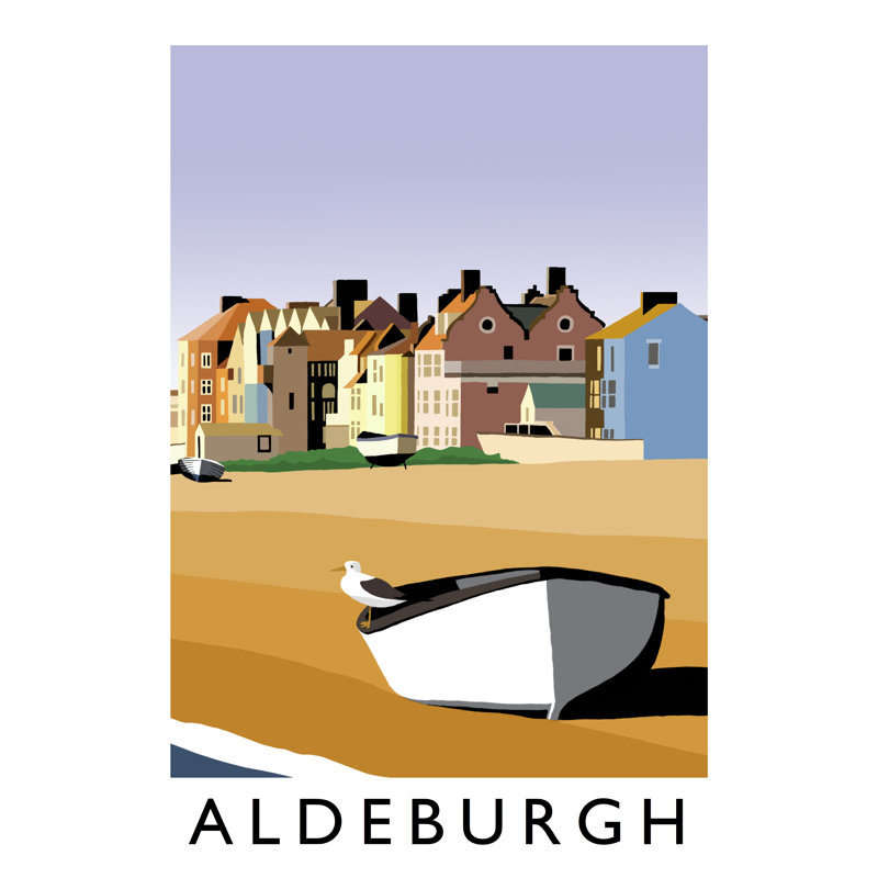 Aldeburgh by Richard O'Neil - Print, 50 cm H x 40 cm W x 1 cm D, Unframed