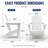 Foldable Outdoor Adirondack Chair-441109771
