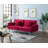 Gladeview 75.6" Velvet Square Arm Sleeper Sofa Bed-40752203