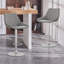 Brishen Swivel Upholstered Adjustable Height Counter Stool