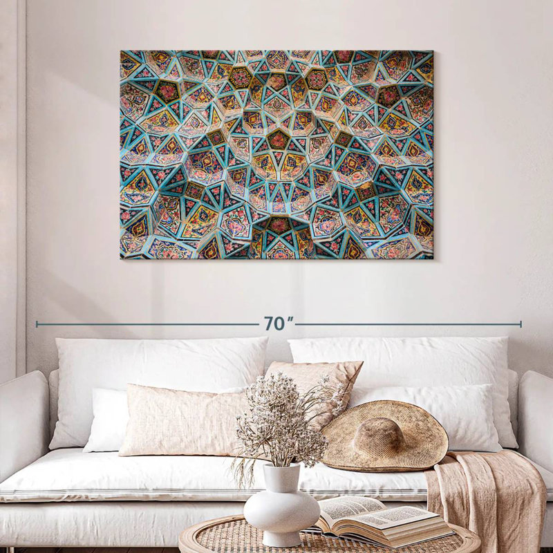 Plafond Lilie Nasir Al Molk, H 30 po x l 45 po
