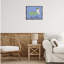 «Cat on Dog Bed», art mural encadré sur toile flottante par LIR-410931042-410931070