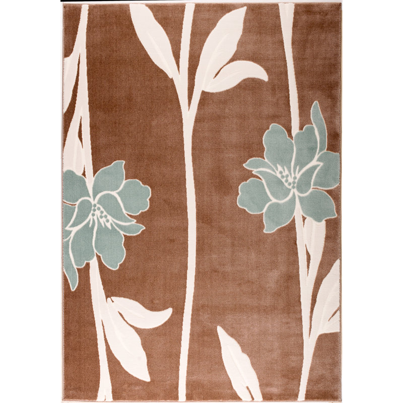 McLoud Floral Indoor Rug, Rectangle 5'3" x 7'7"