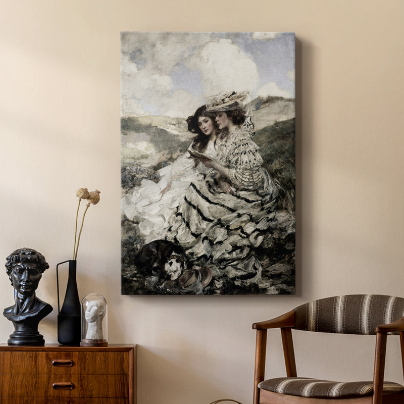 Impression de portrait rétro CV - galerie Cavas sur mesure, H 12 po x l 8 po