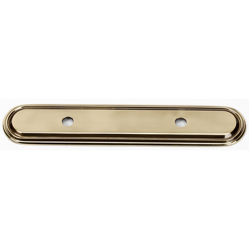 Venetian Brass Back Plate, Polished Antique