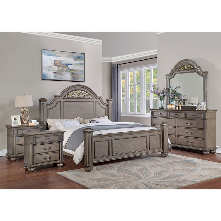 Darby Home Co Dannebrog Wood 5-Piece Eastern King Bedroom Set & Reviews ...