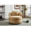 Fauteuil pivotant, fauteuil d'appoint pivotant à 360 °, fauteuil demi-tonneau pour la chambre à coucher du salon-1316724312