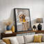 Mignon Golden Retriever Bath Time Duck, impression sur toile, impression sur toile encadrée-126030569-126030562