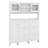 3-Tier Shoe Cabinet With 6 Flip Drawers And Storage Shelf, Entryway Hall Tree With Tempered Glass Doors And 4 Hooks-1930658940