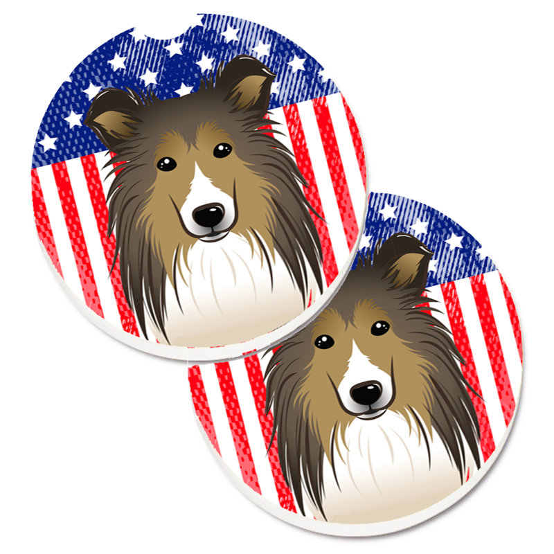 Sous-verre american flag, Berger Shetland