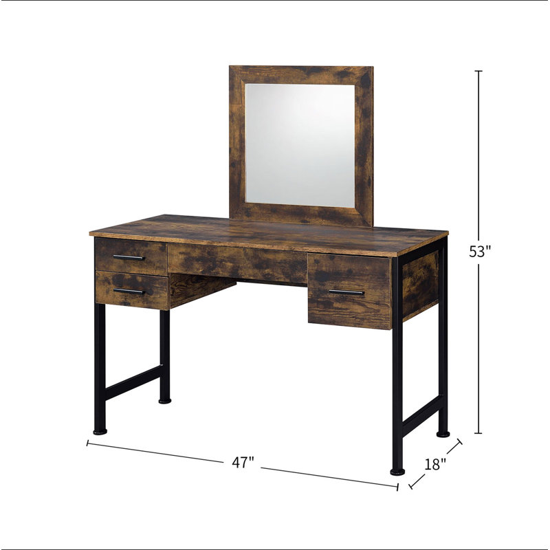 Ensemble de meuble-lavabo 4 tiroirs avec miroir