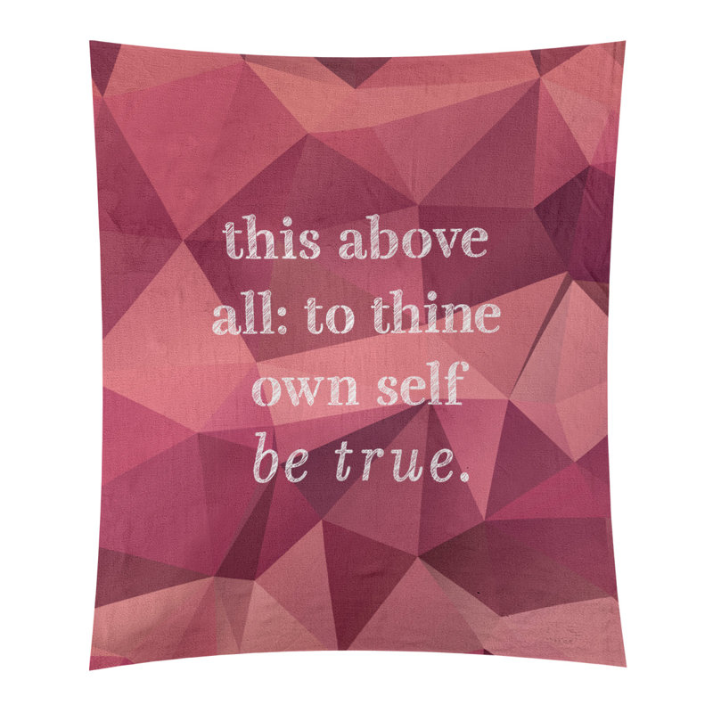 Tapisserie en polyester en faux gemme, H 27,5 po x l 37,5 po, Tourmaline rose