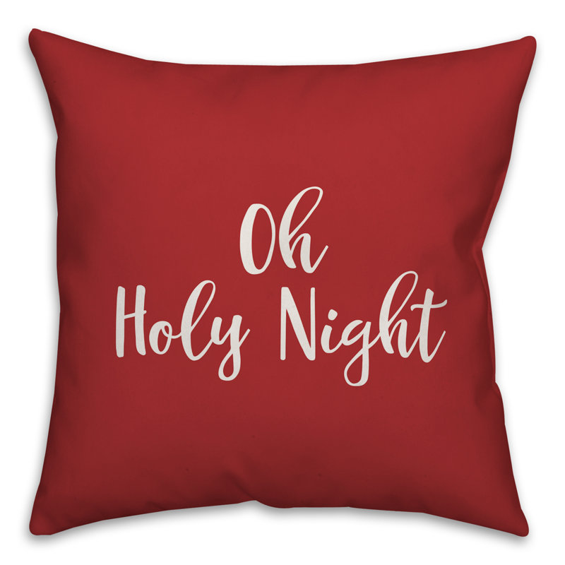 Reversible Throw Pillow, Red, Throw Pillow