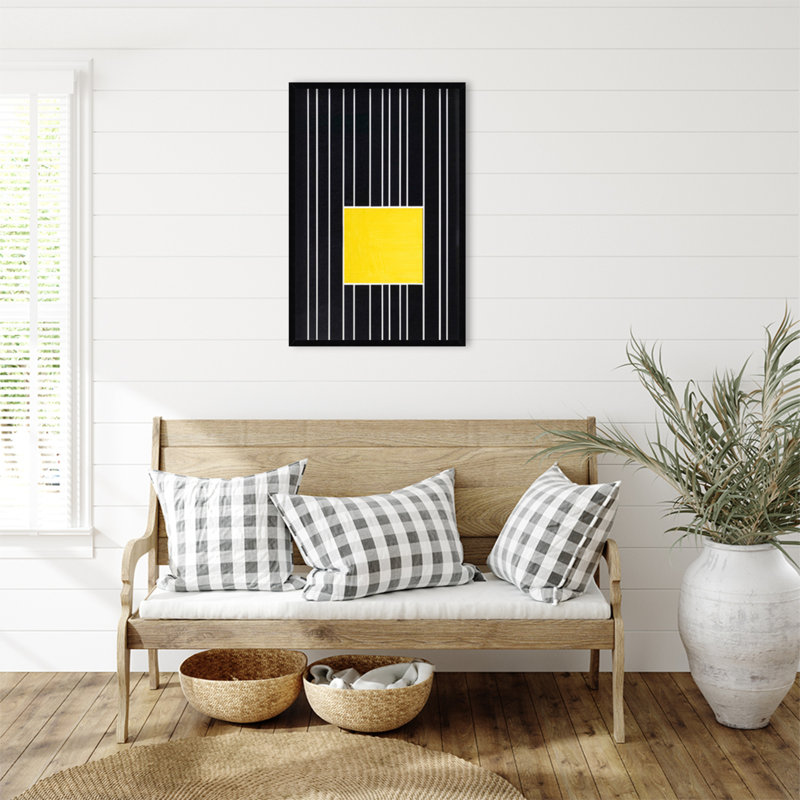 Yellow Box Self Storage by Alex Dunn, Black, 33" H x 22" W