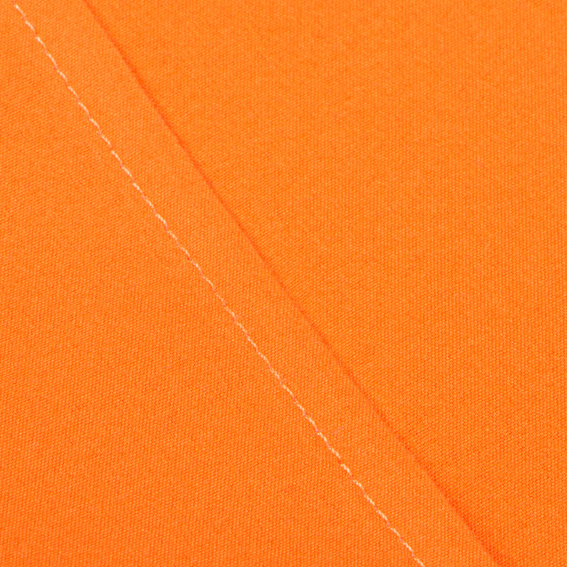 Drap plat seulement, drap de dessus en microfibre brossée 1800 - NTBAY, Très grand californien, Orange