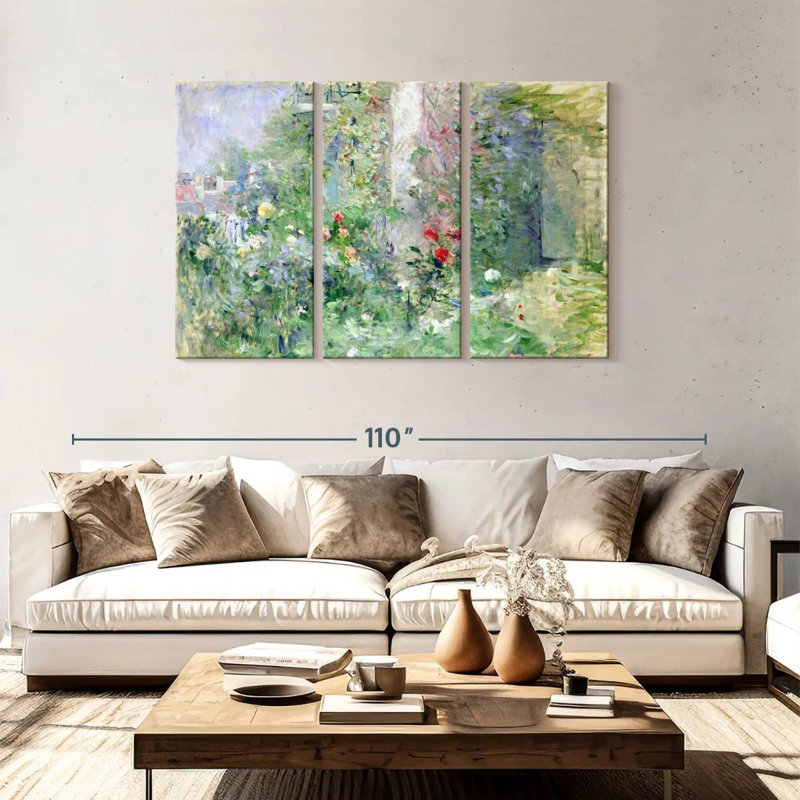 Senne le jardin à Bougival, H 48 po x l 74 po