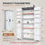 72" Kitchen Pantry Storage Cabinet-1635342038