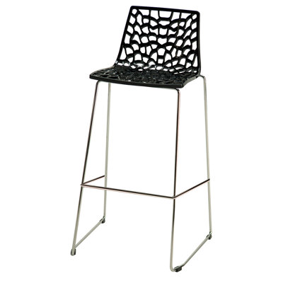 Counter Stool with Steel Frame