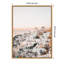 «Dreamy Sunset Oia Santorini» par Wrenn, reproduction d'art sur toile encadrée-1852202821