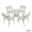 4 - Person Patio Dining Set Umbrella Hole Included Round Table-86641811